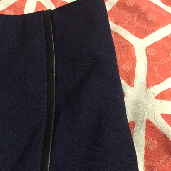 The Row Wool Mini Skirt with Lambskin Trim - Picture 3 of 4